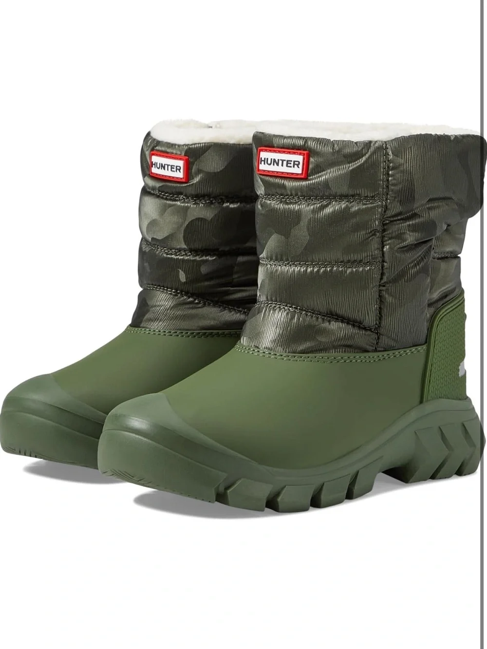 Hunter Intrepid Reflective Camo Snow Boot - Youth